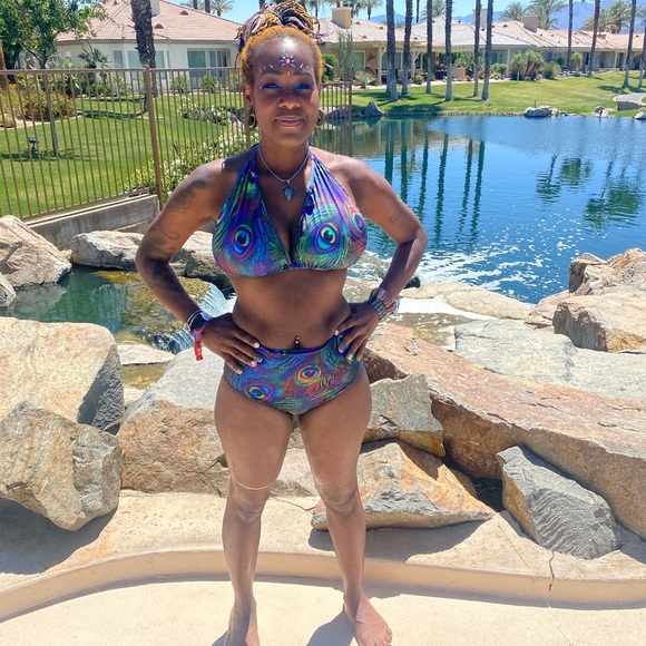 Peacock 3 piece festival set - Picture 8 of 15